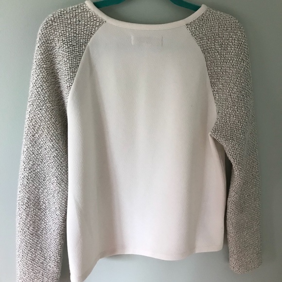 {LOFT} Two Tone Sweater/Long Sleeve Top, M - Picture 4 of 7